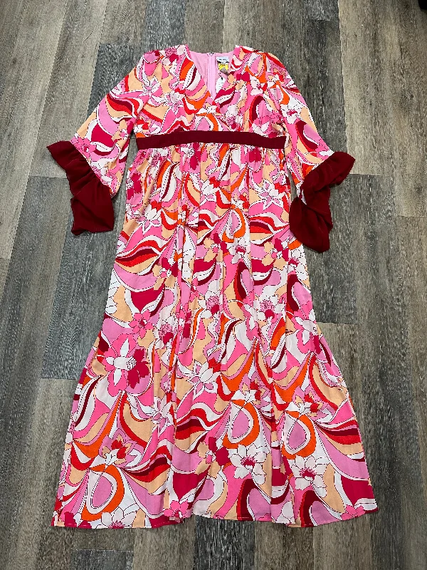 Dress Casual Maxi By Unique Vintage In Pink, Size: 2x