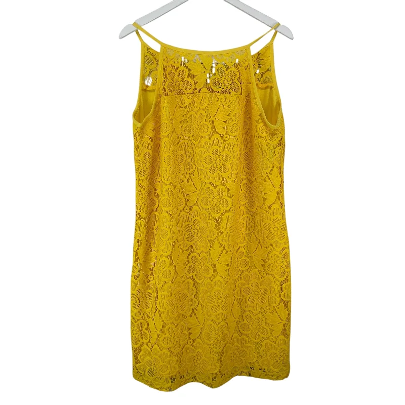 Dress Casual Midi By Cato In Yellow, Size: Xl